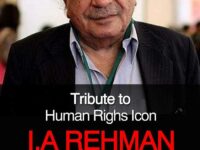 I A Rehman : The torchbearer of Human Rights Movement in Pakistan