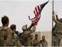 Handover ceremony at Camp Anthonic, from US Army to Afghan Special Forces, Helmand province, Afghanistan, May 2, 2021.