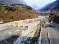 Destroyed Tapovan Vishnugad Hydroelectric Plant after devastating debris flow on Feb. 7, 2021. Credit: Irfan Rashid, Department of Geoinformatics, University of Kashmir.