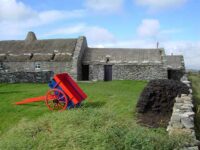 Shetland crofthouse museum