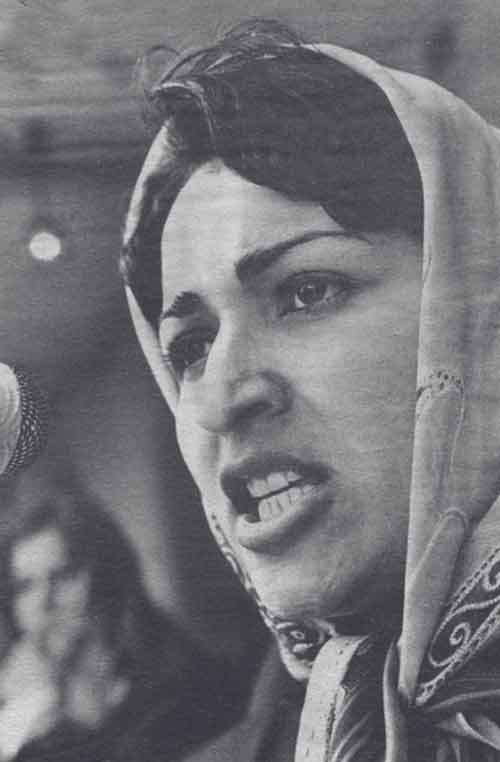 Meena founder of RAWA speaking in 1982