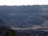 A coal mine in Dhanbad, India