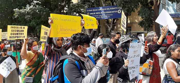 Karnataka Anti conversion bill protest