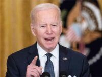 President Joe Biden speaks about Ukraine in the East Room of the White House, Tuesday, February 15, 2022, in Washington. (AP Photo/Alex Brandon)
