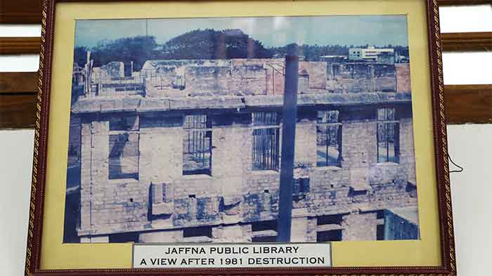 burning of Jaffna public library