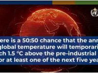50:50 Chance Of Global Temperature Temporarily Reaching 1.5°C Threshold In Next Five Years