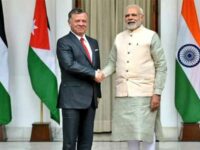 Prime Minister Modi (R) and Jordan’s King Abdullah addressed the conference ‘Islamic Heritage: Promoting Understanding and Moderation’ in New Delhi on February 28, 2018