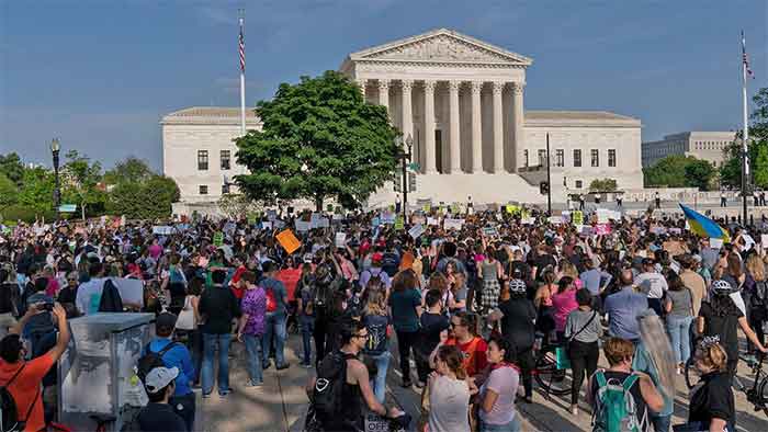 US Supreme Court Abortion Protest