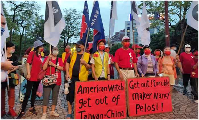 taiwan pelosi protest