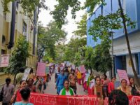 Jadavpur University Contracted Employees Union challenge University authorities