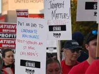 Nurses at Children's Minnesota and United Hospital in St. Paul, Minnesota take part in a strike on September 12, 2022. (Photo: John Autey/MediaNews Group/St. Paul Pioneer Press via Getty Images)