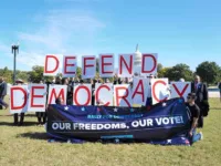 A Rally for Democracy and the Right to Vote