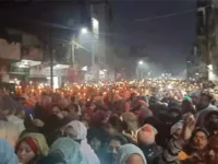 People Protest Bulldozer rule in Haldwani