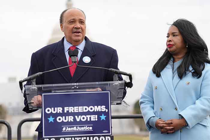 Martin Luther King III and his wife Arndrea Waters King