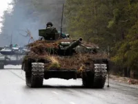 US And NATO Battle Tanks Enter Ukraine War Zone