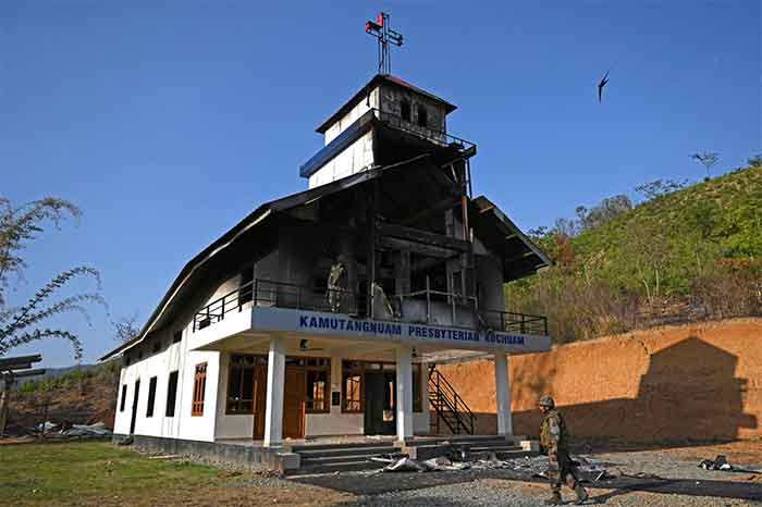 manipur violence church