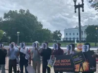 Hundreds Rally Outside White House to Protest Authoritarianism, Minority Persecution in India under PM Modi’s Rule