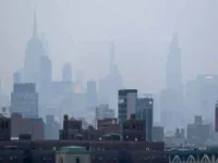 Deadly wildfire smoke spreads across much of northeast US