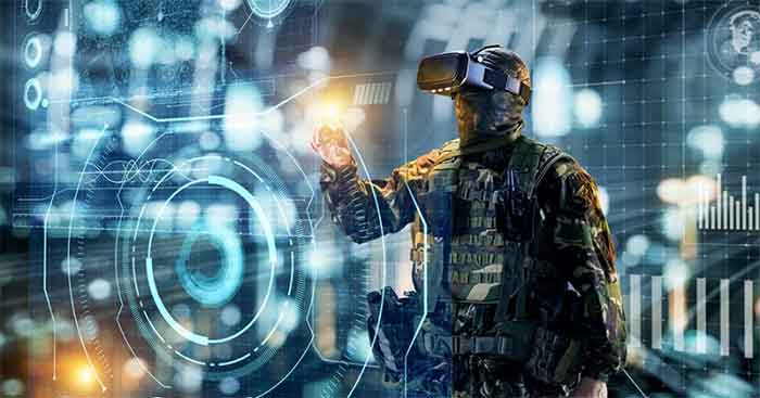Artificial intelligence AI Military Soldier