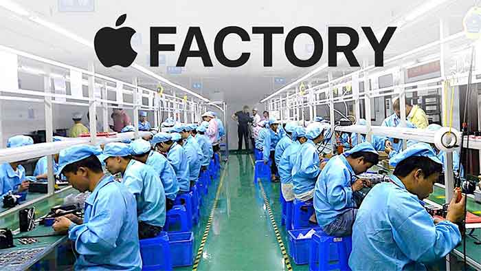 apple factory china workers