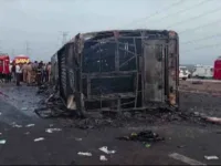 26 passengers charred on highway of death in Maharashtra