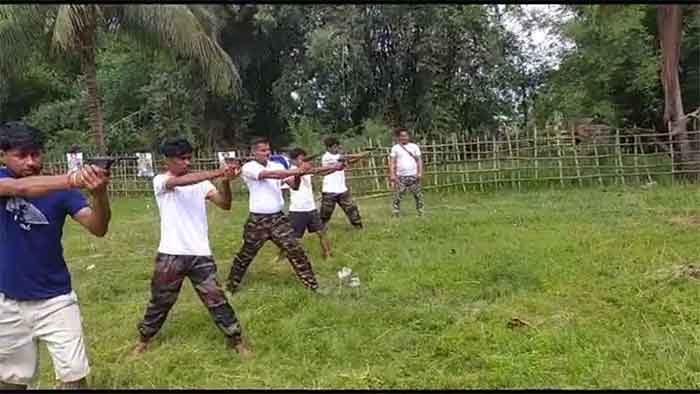 RSS Hindutva Bajrang Dal Arms Training Assam