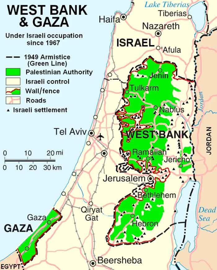West Bank Gaza Palestine