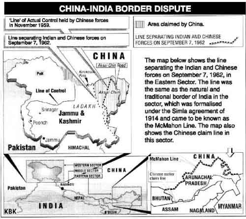 India China Border 1962