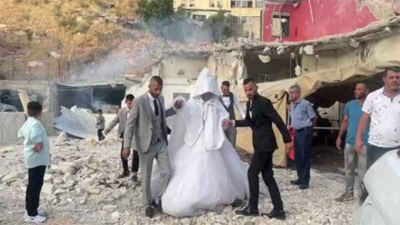 Bride of Palestine Gaza