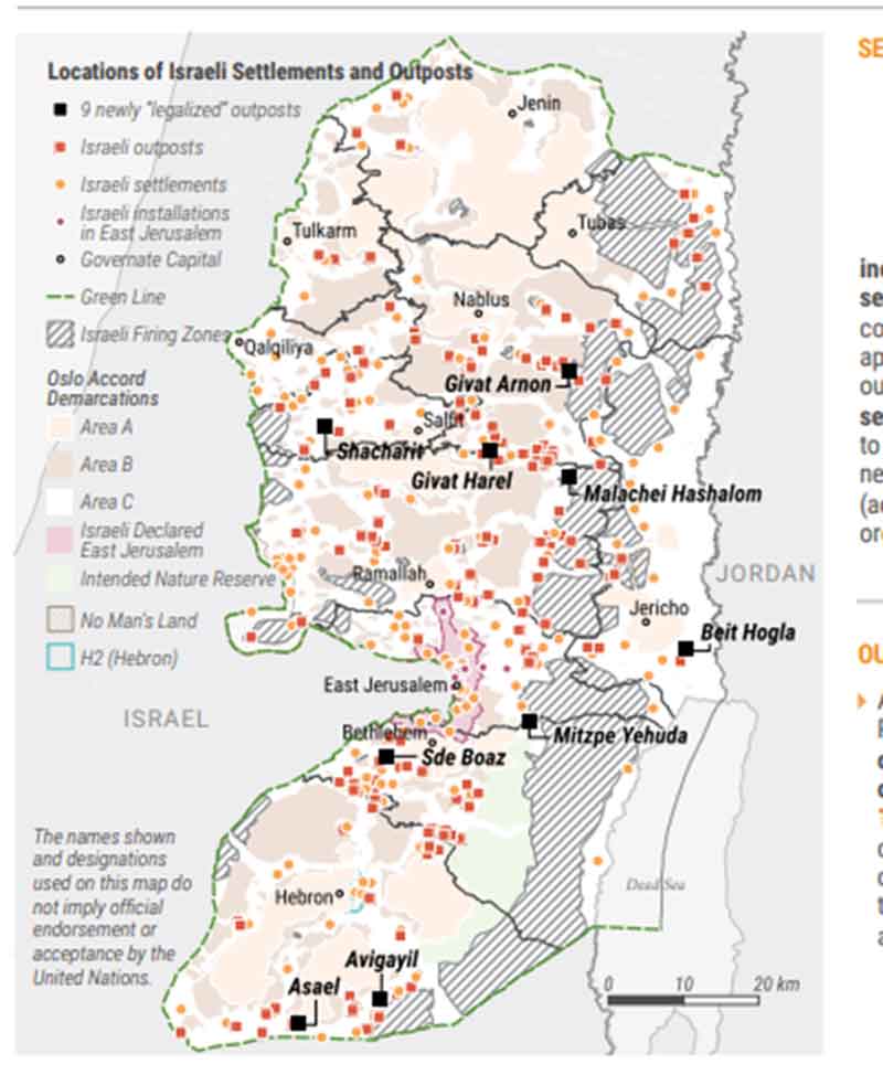 Israel Settlements Palestine West Bank