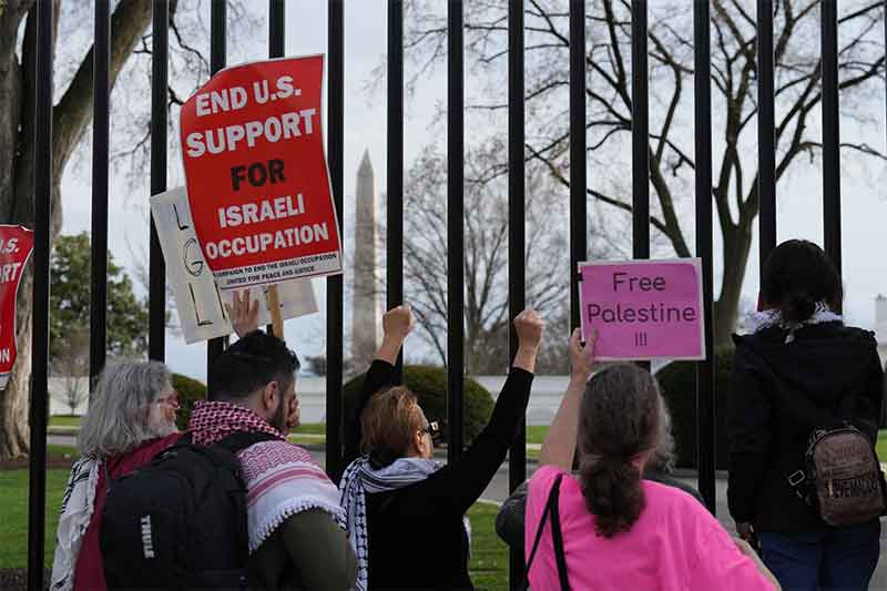 White House Gaza Protest Palestine