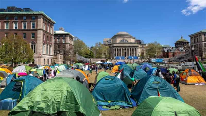 Columbia University student protest