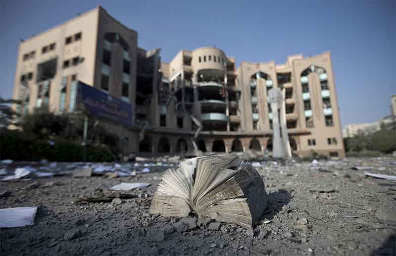 Gaza Universities Bombed