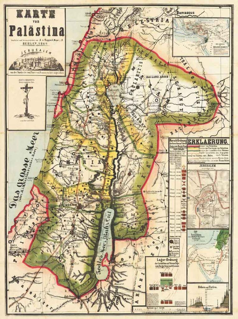 Palestine Map Historical