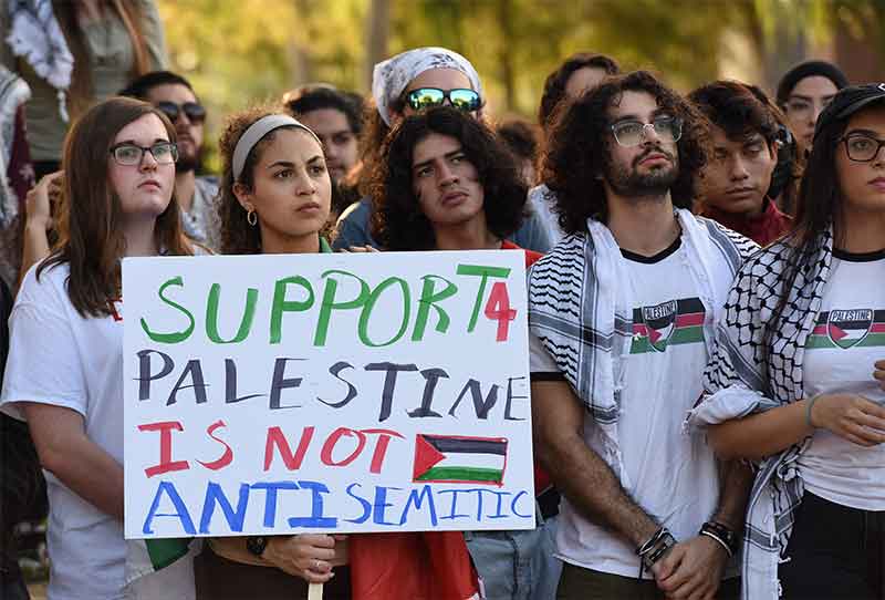 Palestine US University student protest
