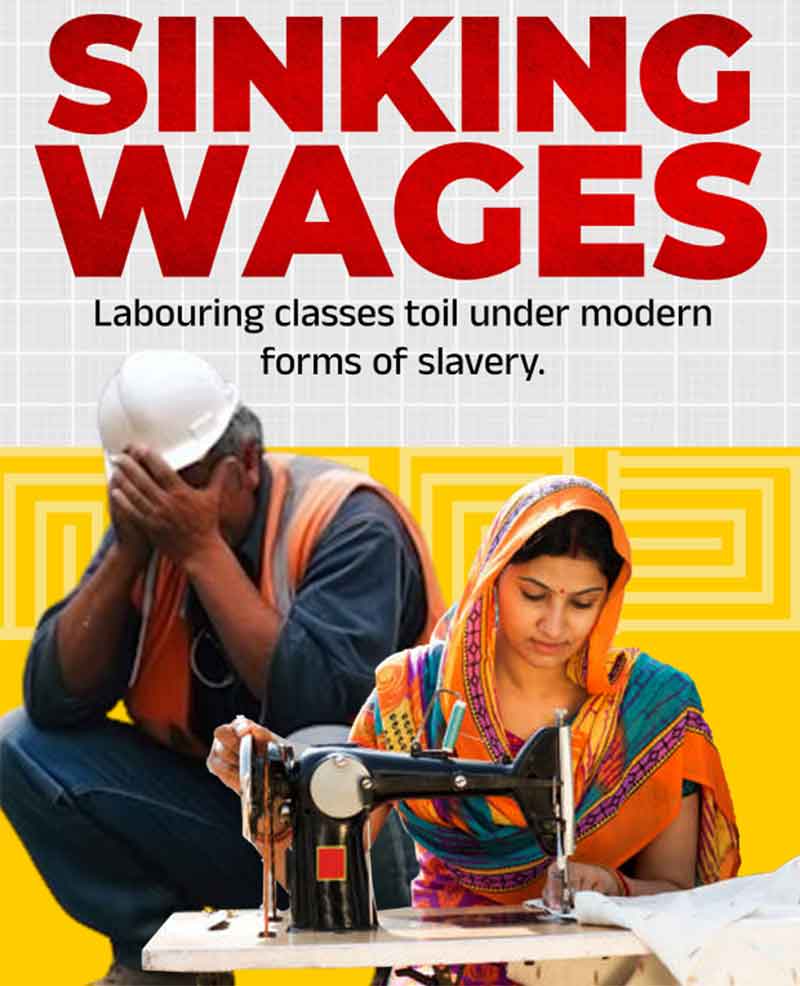 Sinking Wages India