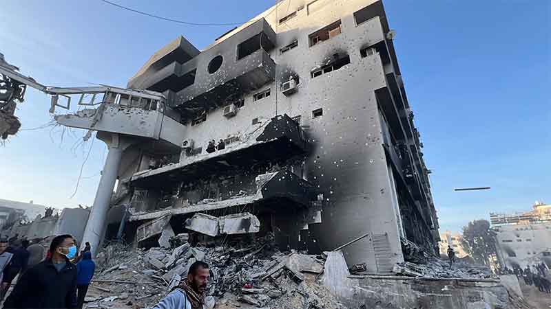 al shifa hospital destruction