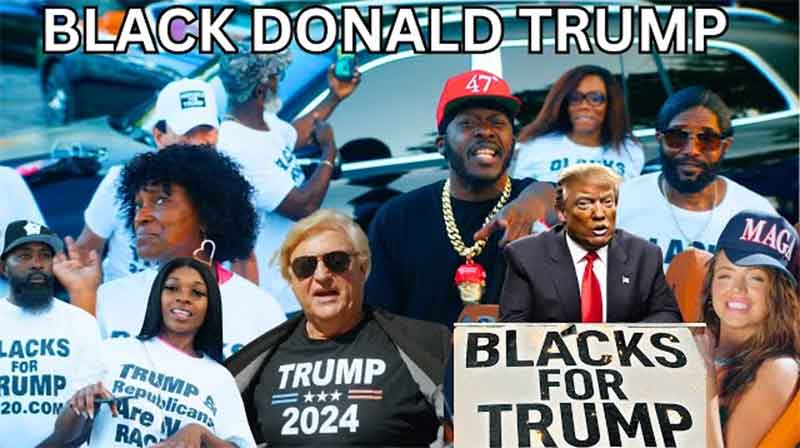 Black MAGA Donald Trump