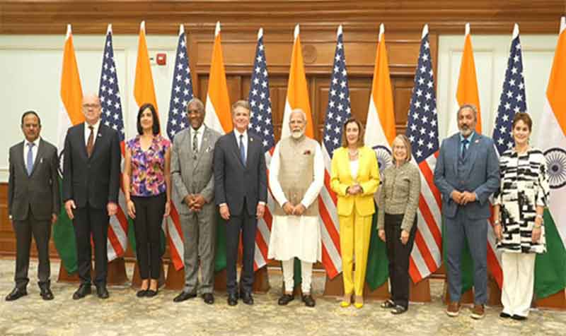 Modi with USA congressional delegation