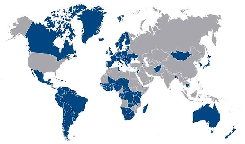 ICC Jurisdiction A Global Map of Compliance International Criminal Court